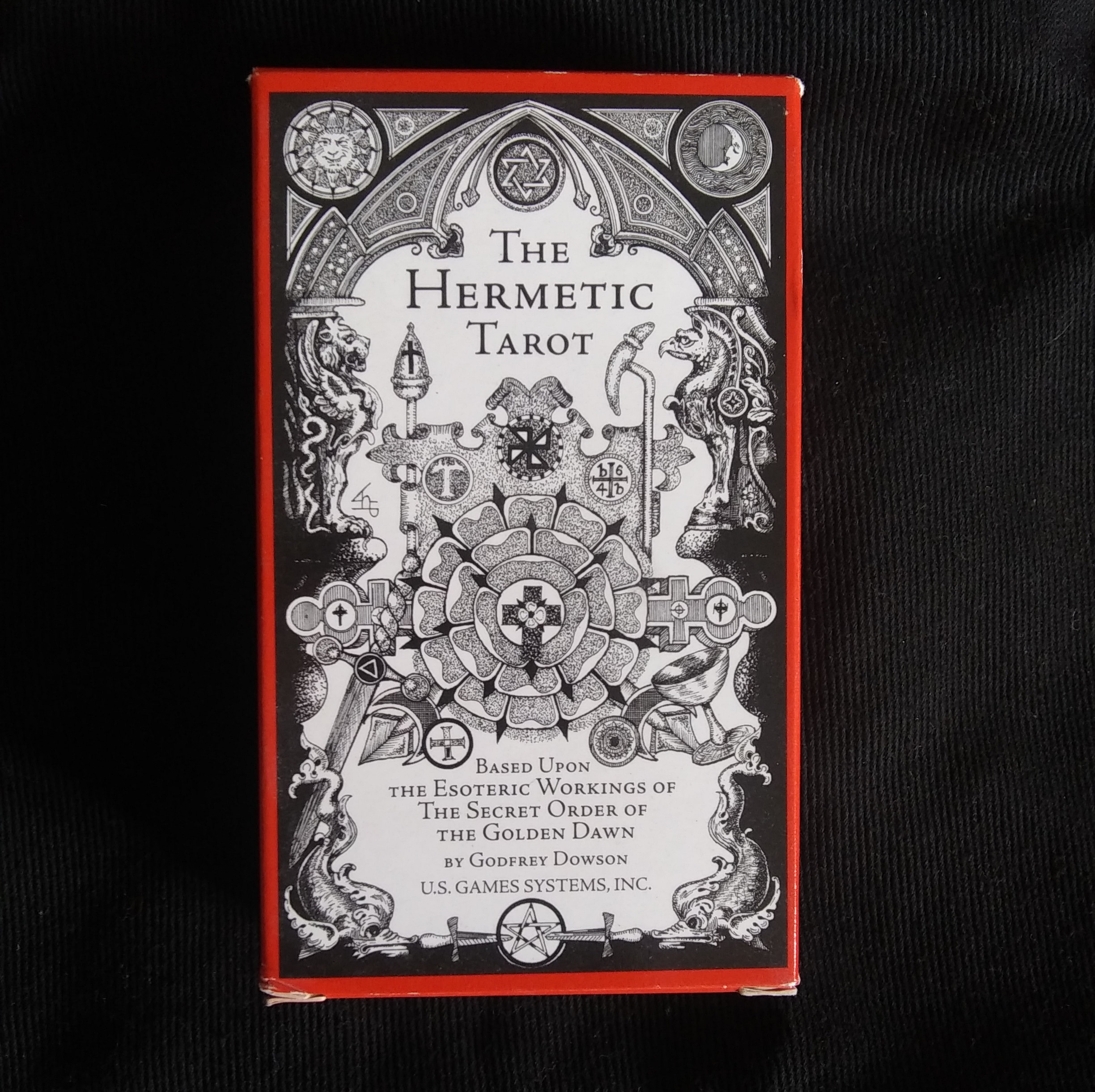 The Hermetic Tarot von Godfrey Dowson 78 Karten Deck mit Englische Anweisungen